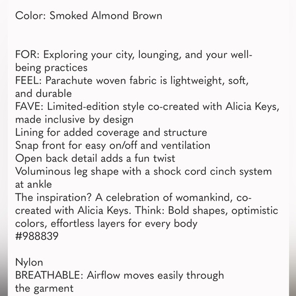 Athleta x Alicia Keys Utility Jumpsuit // Smoked Almond Brown Purple Size 22 - Picture 15 of 16